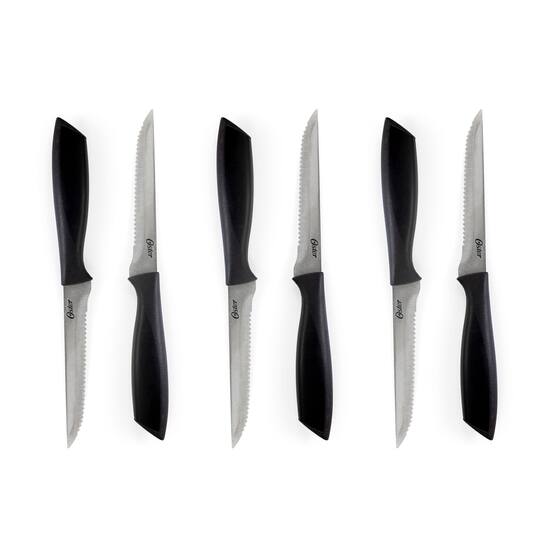 Gibson Home® Westminster 23-Piece Black Carbon Stainless Steel Cutlery Set with Kitchen Tools